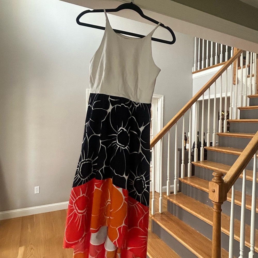 Floral Maxi Dress with Bold Colors